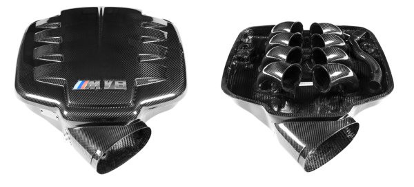 BMW E90 E92 E93 M3 EVENTURI FULL GLOSS CARBON PLENUM