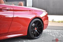 NEW 18 INCH VEEMANN V-FS25 ALLOY WHEELS IN GLOSS BLACK WITH DEEPER CONCAVE 9" REAR OPTION 5x120