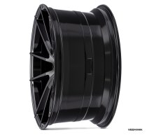 NEW 19" VEEMANN V-FS25 ALLOY WHEELS IN GLOSS BLACK WITH WIDER 9.5" REARS