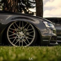 NEW 19 INCH VEEMANN V-FS34 ALLOY WHEELS IN GRAPHITE SMOKE MACHINED WITH DEEPER CONCAVE 9.5" REAR OPTION 5x112
