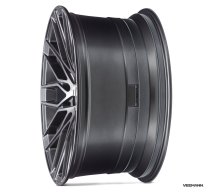 NEW 18 INCH VEEMANN V-FS34 ALLOY WHEELS IN GRAPHITE SMOKE MACHINED WITH DEEPER CONCAVE 9J REAR OPTION 5x112
