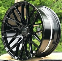 NEW 18" VEEMANN V-FS34 ALLOY WHEELS IN GLOSS BLACK WITH DEEPER CONCAVE 9" REAR OPTION