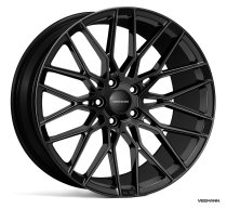 NEW 18 INCH VEEMANN V-FS34 ALLOY WHEELS IN GLOSS BLACK WITH DEEPER CONCAVE 9J REAR OPTION 5x112