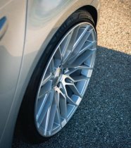 NEW 18 INCH VEEMANN V-FS34 ALLOY WHEELS IN SILVER MACHINED WITH DEEPER CONCAVE 9J REAR OPTION 5x120