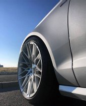 NEW 18 INCH VEEMANN V-FS34 ALLOY WHEELS IN SILVER MACHINED WITH DEEPER CONCAVE 9J REAR OPTION 5x120