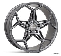 NEW 18 INCH VEEMANN V-FS40 ALLOY WHEELS IN GRAPHITE SMOKE MACHINED, DEEPER CONCAVE 9″ ALL ROUND 5x112