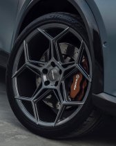 NEW 18 INCH VEEMANN V-FS40 ALLOY WHEELS IN GRAPHITE SMOKE MACHINED, DEEPER CONCAVE 9" ALL ROUND 5x112