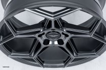 NEW 18 INCH VEEMANN V-FS40 ALLOY WHEELS IN GRAPHITE SMOKE MACHINED, DEEPER CONCAVE 9" ALL ROUND 5x112
