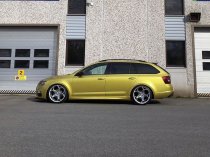 NEW 20 INCH VEEMANN V-FS40 ALLOY WHEELS IN SILVER MACHINED WITH DEEPER CONCAVE 10" REAR OPTION 5x112