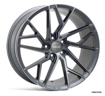 NEW 18 INCH VEEMANN V-FS44 ALLOY WHEELS IN GRAPHITE SMOKE MACHINED WITH DEEPER CONCAVE 9″ REAR OPTION 5x112