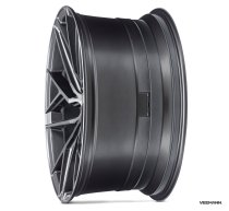 NEW 18" VEEMANN V-FS44 ALLOY WHEELS IN GRAPHITE SMOKE MACHINED WITH DEEPER CONCAVE 9" REAR