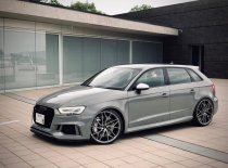 NEW 18 INCH VEEMANN V-FS44 ALLOY WHEELS IN GRAPHITE SMOKE MACHINED WITH DEEPER CONCAVE 9" REAR OPTION 5x112