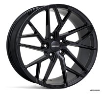 NEW 18" VEEMANN V-FS44 ALLOY WHEELS IN GLOSS BLACK WITH WIDER 9" REAR OPTION