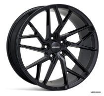 NEW 18″ VEEMANN V-FS44 ALLOY WHEELS IN GLOSS BLACK WITH DEEPER CONCAVE 9″ REARS