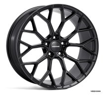 NEW 18 INCH VEEMANN V-FS66 ALLOY WHEELS IN GLOSS BLACK WITH DEEPER CONCAVE 9″ REAR OPTION 5x120