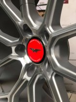 NEW 18 INCH VEEMANN V-FS66 ALLOY WHEELS IN SILVER MACHINED WITH DEEPER CONCAVE 9" REAR OPTION 5x120