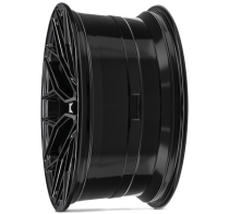 NEW 19 INCH VEEMANN V-FS66 ALLOY WHEELS IN GLOSS BLACK WITH DEEPER CONCAVE 9.5" REAR OPTION 5x120