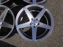 NEW 19 INCH ISPIRI ISR5 ALLOY WHEELS IN HYPER SILVER WITH DEEP CONCAVE 9.5" ALL ROUND 5x120