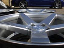 NEW 19 INCH ISPIRI ISR5 ALLOY WHEELS IN HYPER SILVER WITH DEEP CONCAVE 9.5" ALL ROUND 5x120