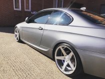 NEW 19 INCH ISPIRI ISR5 ALLOY WHEELS IN HYPER SILVER WITH DEEP CONCAVE 9.5" ALL ROUND 5x120