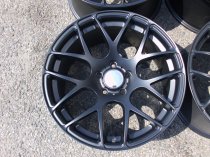 NEW 18 INCH ISPIRI ISR1 ALLOY WHEELS IN MATT BLACK WITH DEEP CONCAVE 9.5" ET45 ALL ROUND 5x112