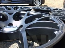 NEW 18 INCH ISPIRI ISR1 ALLOY WHEELS IN MATT BLACK WITH DEEP CONCAVE 9.5" ET45 ALL ROUND 5x112