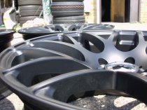 NEW 18 INCH ISPIRI ISR1 ALLOY WHEELS IN MATT BLACK WITH DEEP CONCAVE 9.5" ET45 ALL ROUND 5x112