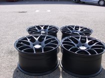 NEW 18 INCH ISPIRI ISR1 ALLOY WHEELS IN MATT BLACK WITH DEEP CONCAVE 9.5" ET45 ALL ROUND 5x112