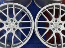 NEW 20 INCH VEEMANN VC359 M359 Y SPOKE ALLOY WHEELS IN QUARTZ SILVER DEEPER CONCAVE 10.5" REAR 5x120