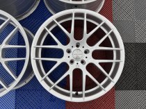 NEW 20 INCH VEEMANN VC359 M359 Y SPOKE ALLOY WHEELS IN QUARTZ SILVER DEEPER CONCAVE 10.5″ REAR 5x120