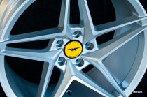 NEW 19 INCH VEEMANN V-FS46 ALLOY WHEELS IN SILVER MACHINED WITH DEEPER CONCAVE 9.5" REAR OPTION 5x120