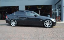 NEW 20 INCH ISPIRI ISR8 ALLOY WHEELS IN PURE SILVER BRUSHED WITH DEEPER CONCAVE 10.5" REARS 5x120
