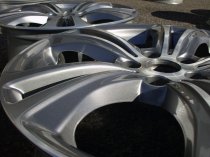 USED 18" GENUINE BMW STYLE 568 5 TWIN SPOKE ALLOY WHEELS, GC INC GUNMETAL WITH POLISHED FACE