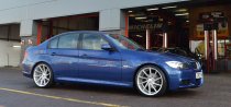 NEW 18 INCH VEEMANN V-FS10 DIRECTIONAL ALLOY WHEELS IN SILVER MACHINED WITH DEEPER CONCAVE 9" REAR 5x112