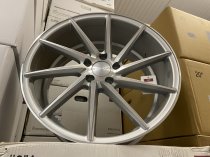 NEW 18" VEEMANN V-FS10 DIRECTIONAL ALLOY WHEELS IN SILVER WITH POLISHED FACE AND DEEPER CONCAVE 9" REAR OPTION