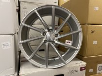 NEW 18 INCH VEEMANN V-FS10 DIRECTIONAL ALLOY WHEELS IN SILVER MACHINED WITH DEEPER CONCAVE 9" REAR 5x112