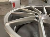 NEW 18 INCH VEEMANN V-FS10 DIRECTIONAL ALLOY WHEELS IN SILVER MACHINED WITH DEEPER CONCAVE 9" REAR 5x112