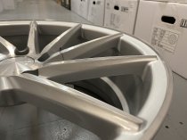 NEW 18 INCH VEEMANN V-FS10 DIRECTIONAL ALLOY WHEELS IN SILVER MACHINED WITH DEEPER CONCAVE 9" REAR 5x112