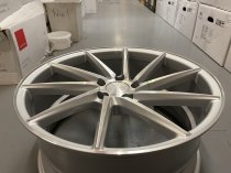 NEW 18 INCH VEEMANN V-FS10 DIRECTIONAL ALLOY WHEELS IN SILVER MACHINED WITH DEEPER CONCAVE 9" REAR 5x112