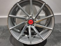 NEW 18 INCH VEEMANN V-FS10 DIRECTIONAL ALLOY WHEELS IN SILVER MACHINED WITH DEEPER CONCAVE 9″ REAR 5x112
