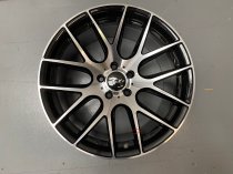 NEW 18 INCH ZITO 935 CSL GTS ALLOY WHEELS IN GLOSS BLACK WITH POLISHED FACE,DEEP CONCAVE 9.5" ALL ROUND 5x112