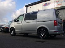 NEW 18 INCH ZITO 935 CSL GTS ALLOY WHEELS IN GLOSS BLACK WITH POLISHED FACE,DEEP CONCAVE 9.5" ALL ROUND 5x112