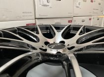 NEW 18 INCH ZITO 935 CSL GTS ALLOY WHEELS IN GLOSS BLACK WITH POLISHED FACE,DEEP CONCAVE 9.5" ALL ROUND 5x112