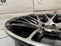 NEW 18 INCH ZITO 935 CSL GTS ALLOY WHEELS IN GLOSS BLACK WITH POLISHED FACE,DEEP CONCAVE 9.5" ALL ROUND 5x112