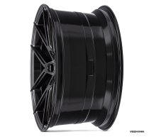 NEW 19" VEEMANN V-FS39 ALLOY WHEELS IN GLOSS BLACK WITH DEEPER CONCAVE 9.5" REAR