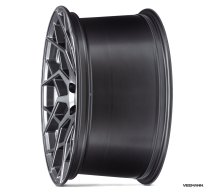 NEW 19" VEEMANN V-FS42 ALLOY WHEELS IN GRAPHITE SMOKE WITH POLISHED FACE AND DEEPER CONCAVE 9.5" REARS