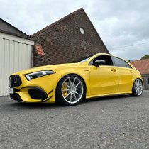 NEW 19 INCH VEEMANN V-FS48 ALLOY WHEELS IN SILVER MACHINED WITH DEEPER CONCAVE 9.5" REAR OPTION 5x120