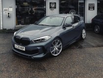 NEW 19 INCH VEEMANN V-FS49 ALLOY WHEELS IN SILVER MACHINED WITH DEEPER CONCAVE 9.5" REAR OPTION 5x120