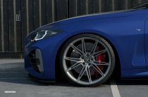 NEW 19 INCH VEEMANN V-FS49 ALLOY WHEELS IN SILVER MACHINED WITH DEEPER CONCAVE 9.5" REAR OPTION 5x120