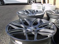 NEW 20 INCH ISPIRI ISR10 ALLOY WHEELS IN MATT GRAPHITE WITH DEEP CONCAVE 10" REARS 5x120